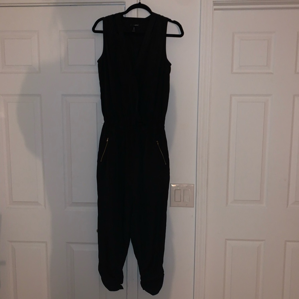 Aqua Black Jumpsuit